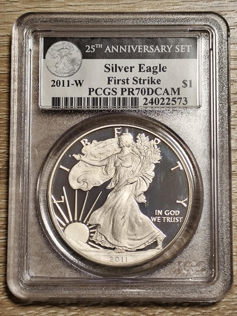 まーちゃん PCGS PR/MS70☆2010 アメリカ シルバーイーグル