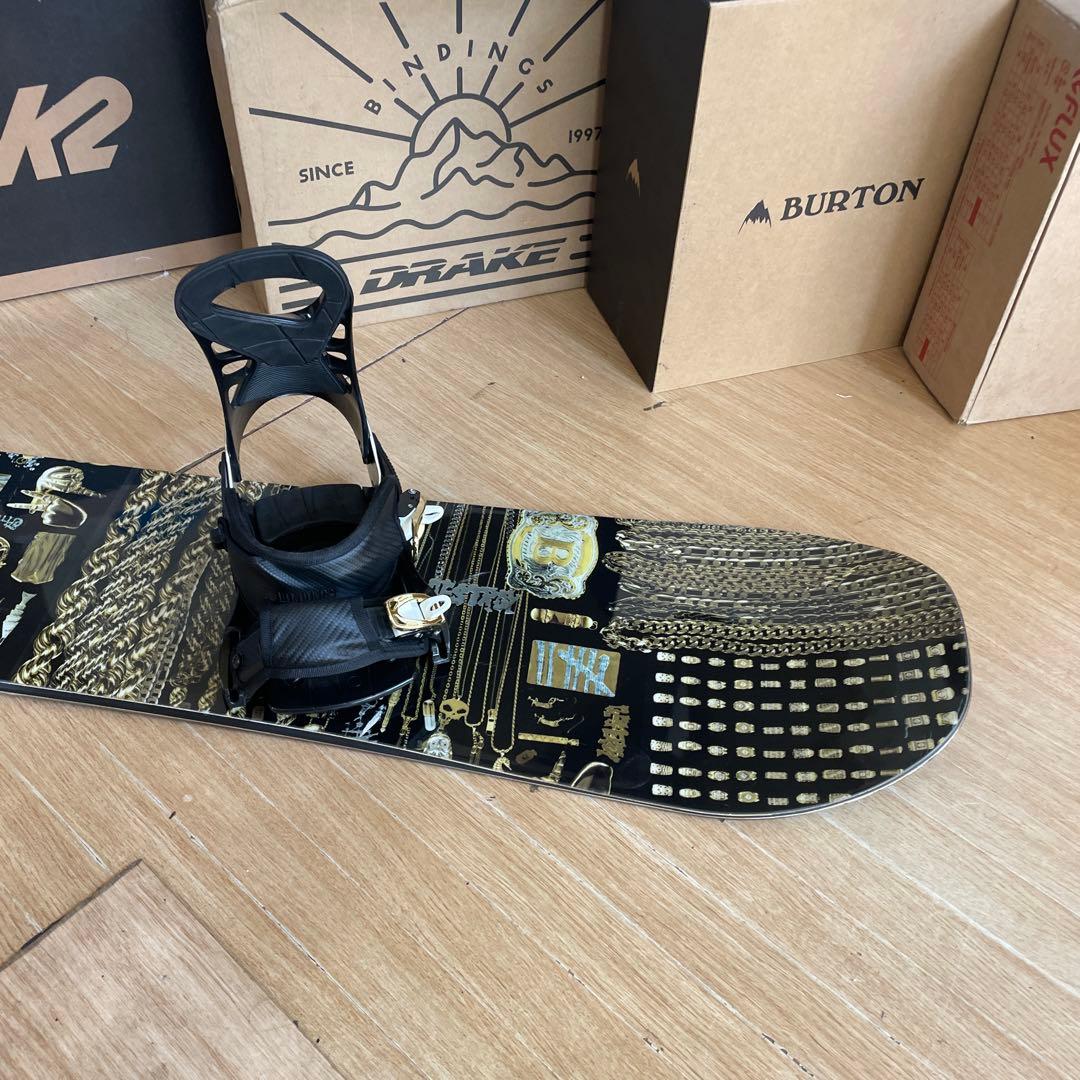 BURTON　バートン　バインディング付きスノーボードセット　ジブ・グラトリ◎