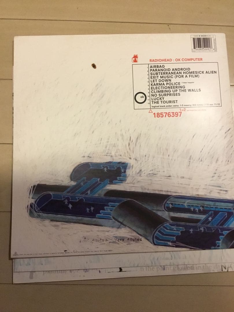 RADIOHEAD OK COMPUTER レコード　UK盤