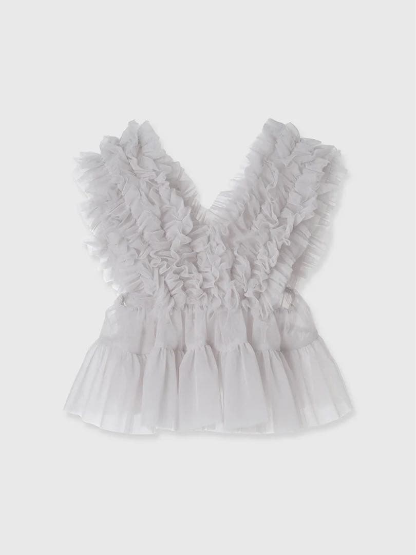 ♡eimy istoire♡チュールフリルボリュームベスト♡