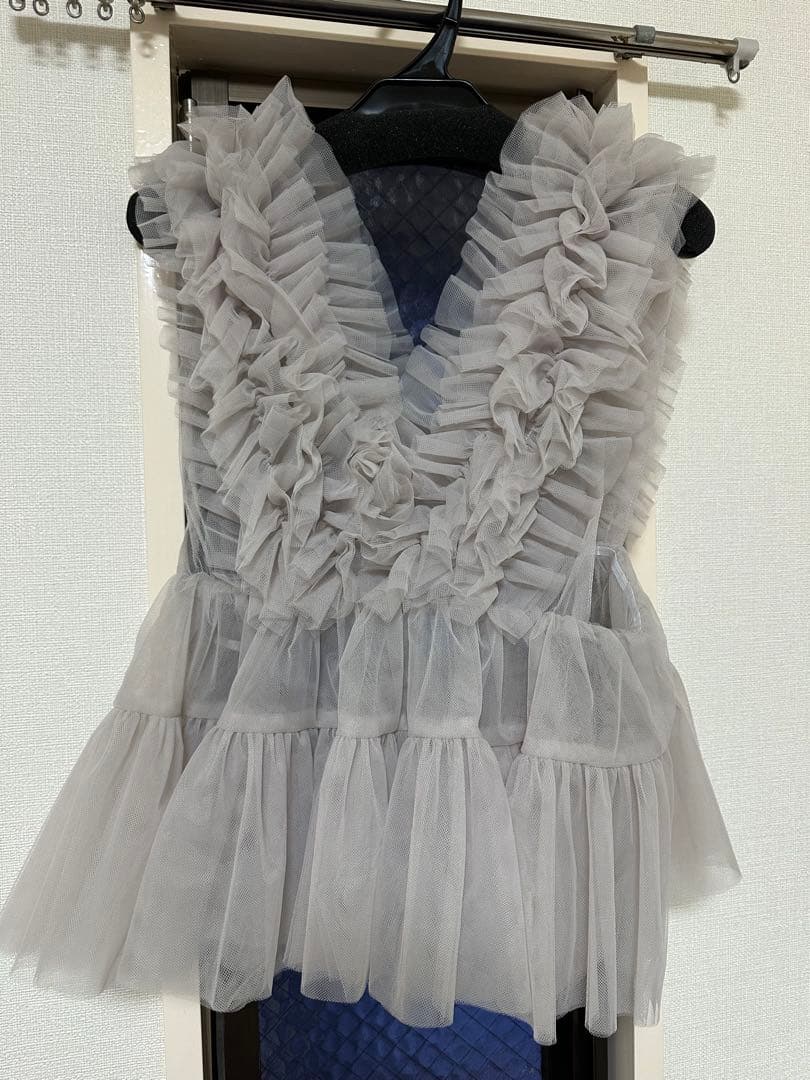 ♡eimy istoire♡チュールフリルボリュームベスト♡