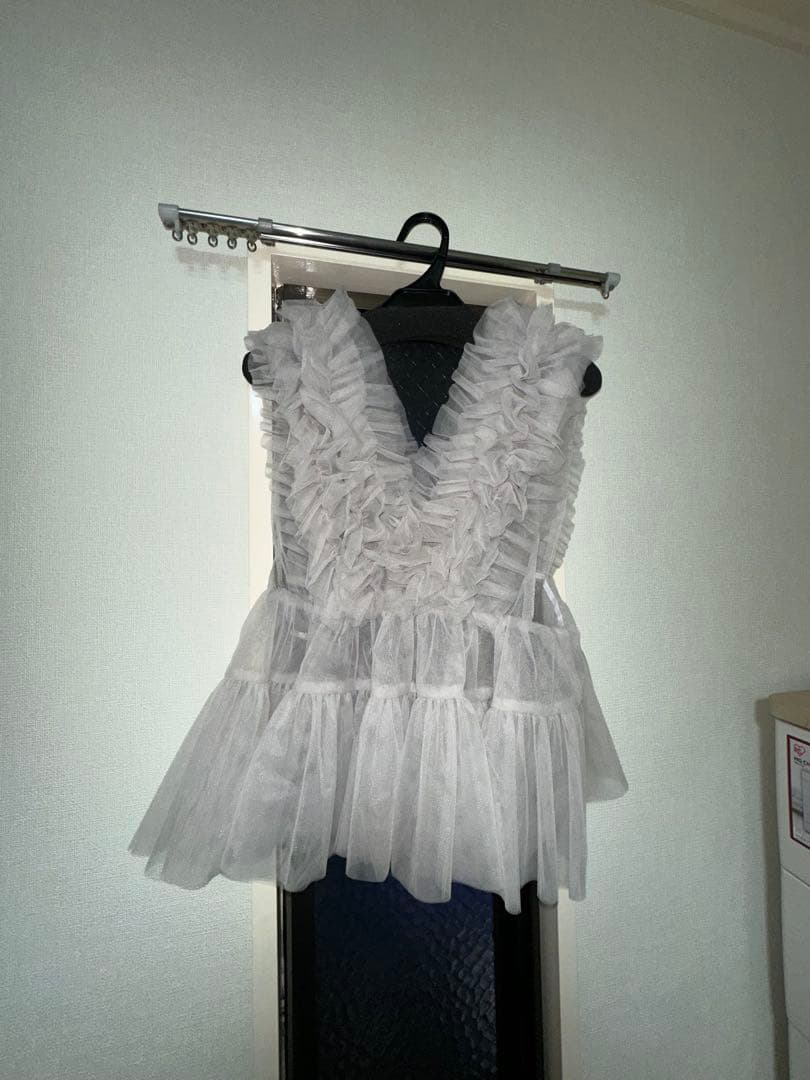 ♡eimy istoire♡チュールフリルボリュームベスト♡