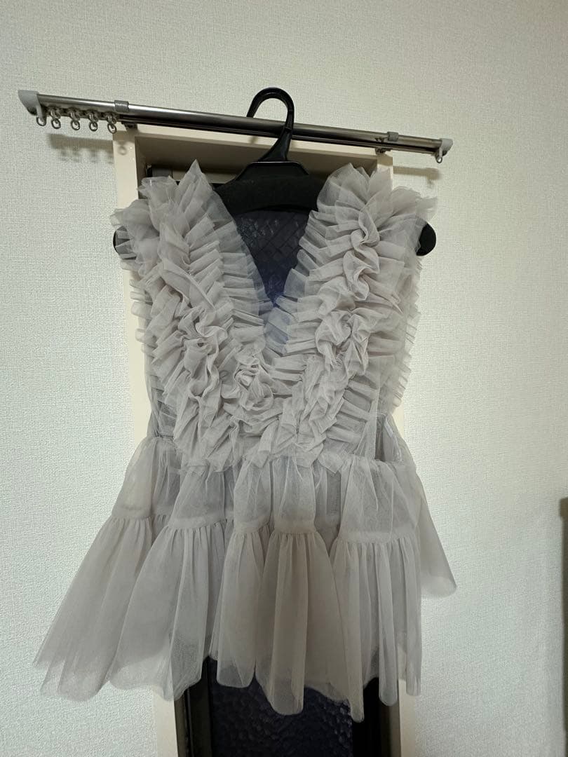 ♡eimy istoire♡チュールフリルボリュームベスト♡