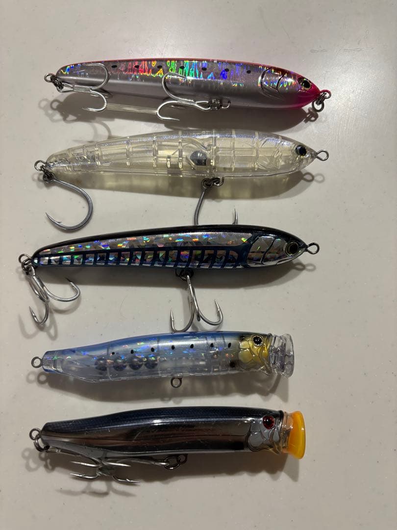 トップウォーター ルアー 5個セット