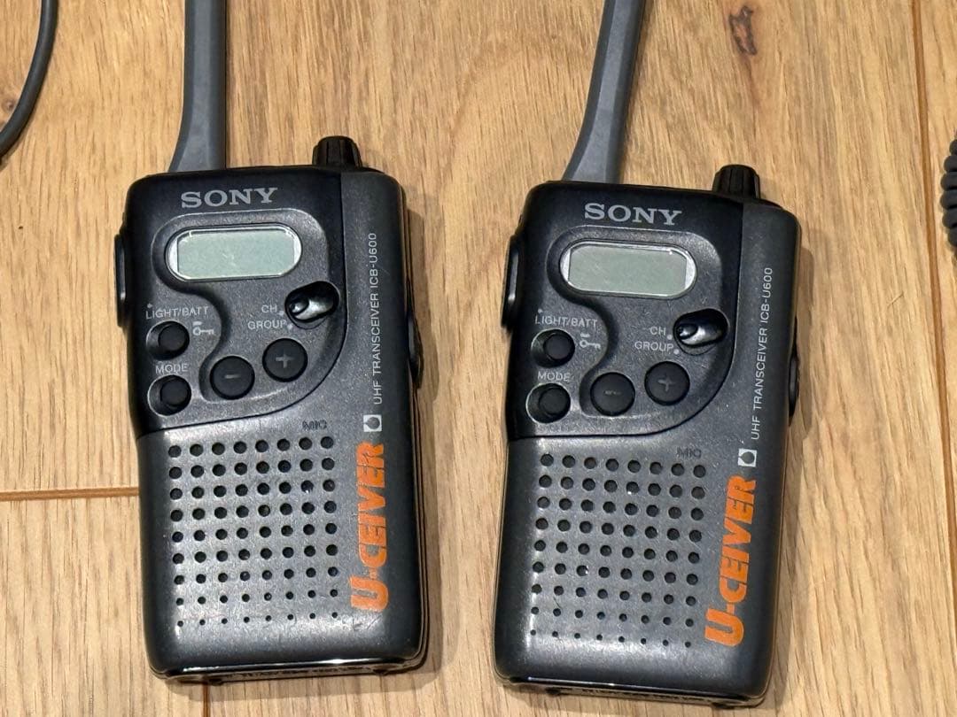 特定小電力トランシーバーSONY UHF ICB-U600 9CH