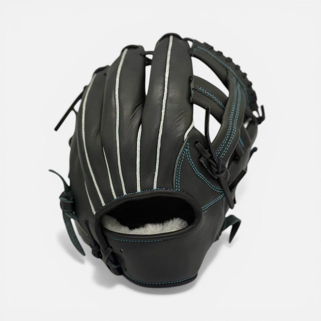 ク*ト様 少年用グラブ 硬式軟式対応 ブラック 極柔ジュテルレザー 湯もみ無料