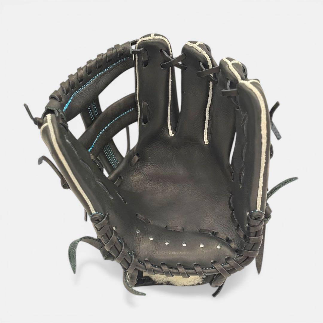 ク*ト様 少年用グラブ 硬式軟式対応 ブラック 極柔ジュテルレザー 湯もみ無料