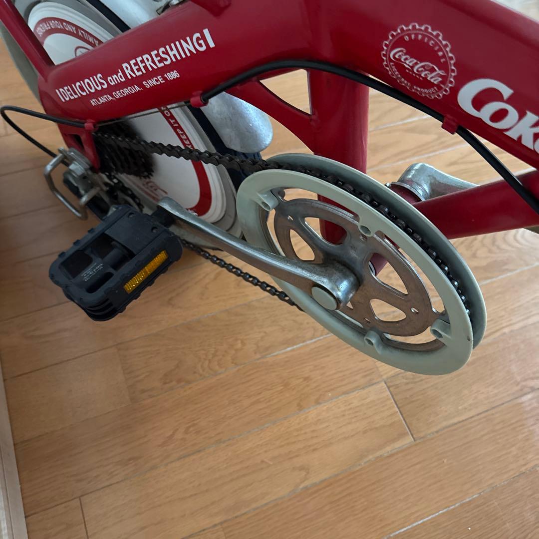 コカコーラ　折りたたみ自転車
