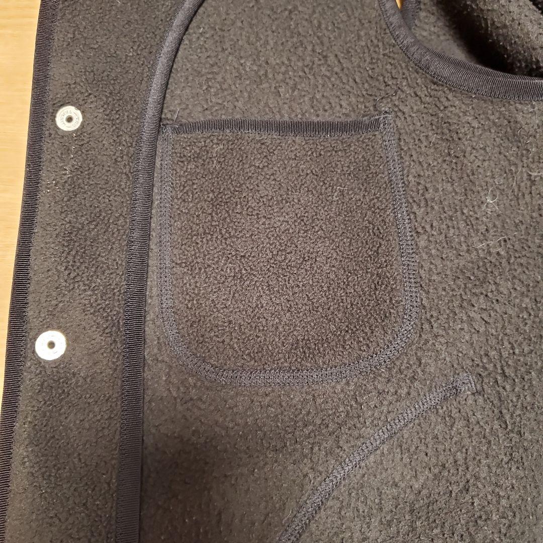 DANTON ダントン ベスト　フリース　ブラック size36