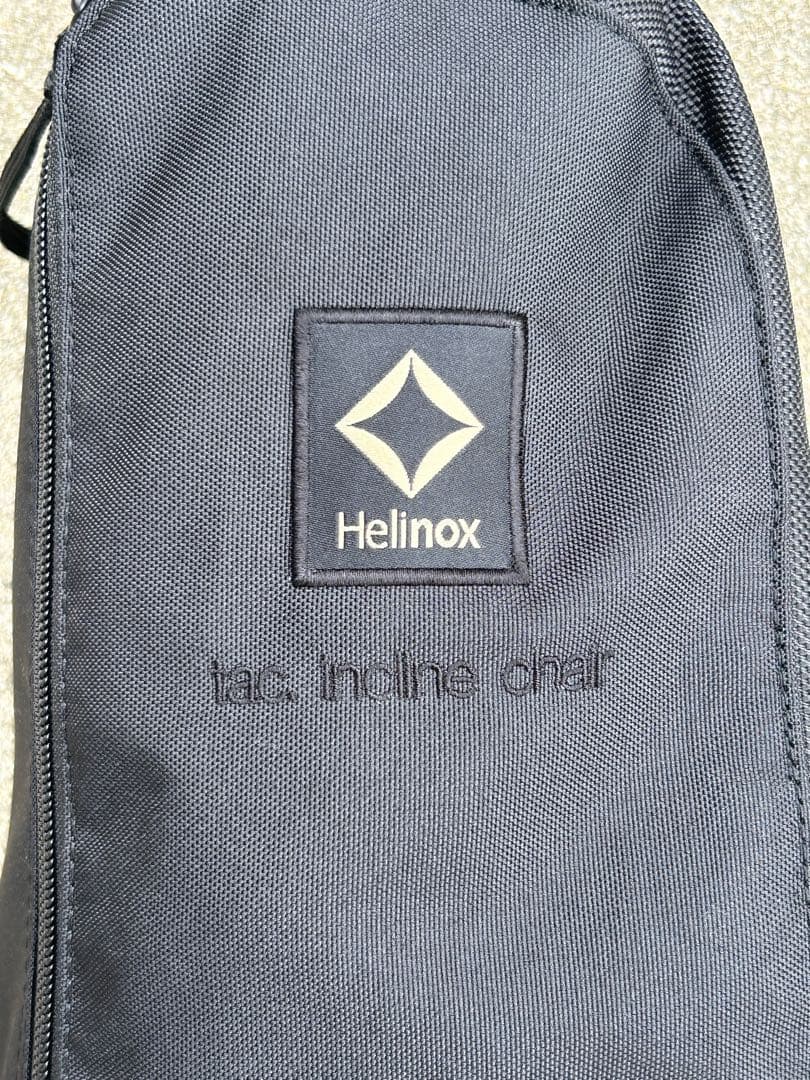 【美品】 Helinox タクティカルインクラインチェア ブラック