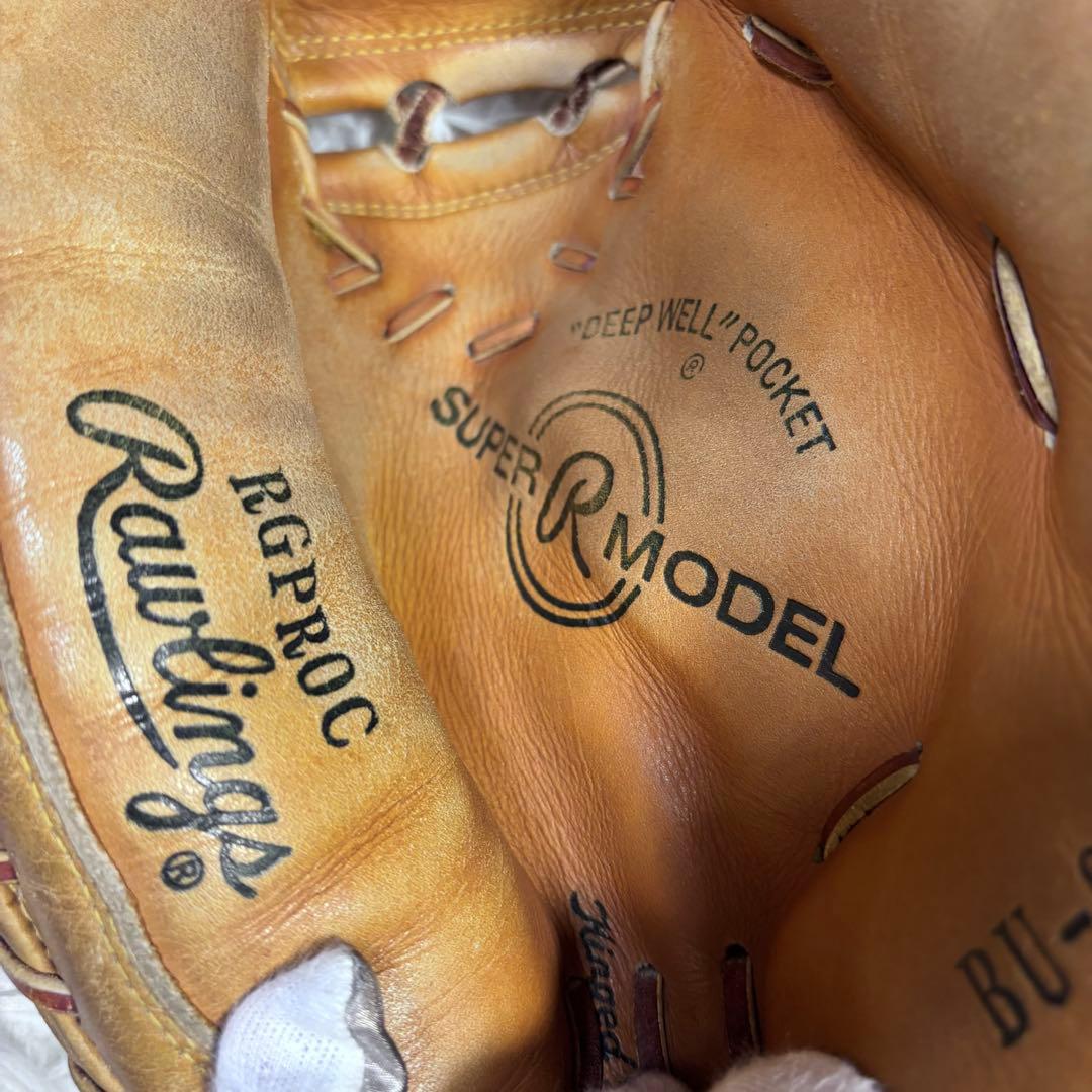Rawlings キャッチャーミット 軟式野球 BU-8 高級レザー グローブ