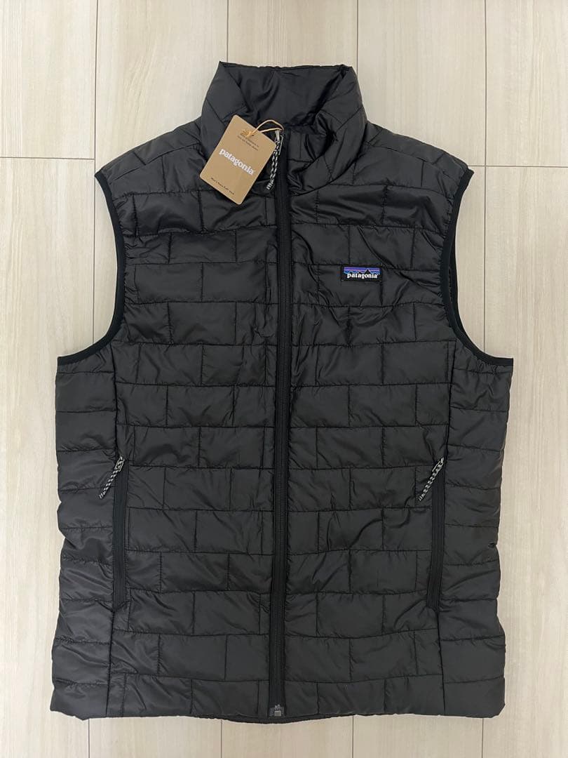 パタゴニア メンズ ナノパフベスト Mサイズ ブラック 25年秋冬モデル 新品