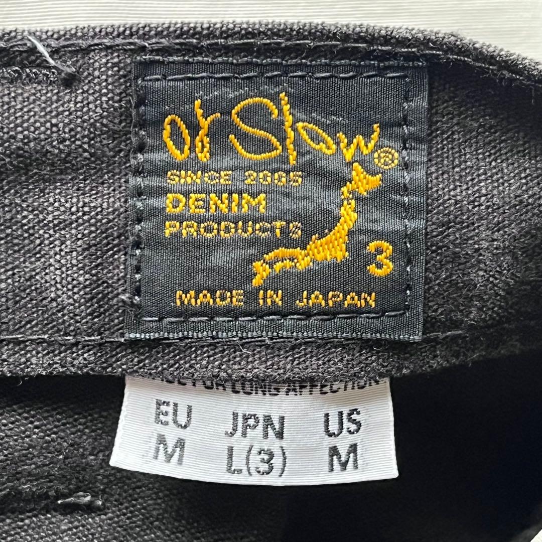 orslow オアスロウ　ダックパンツ ダブルニー サイズ3 ブラック　日本製