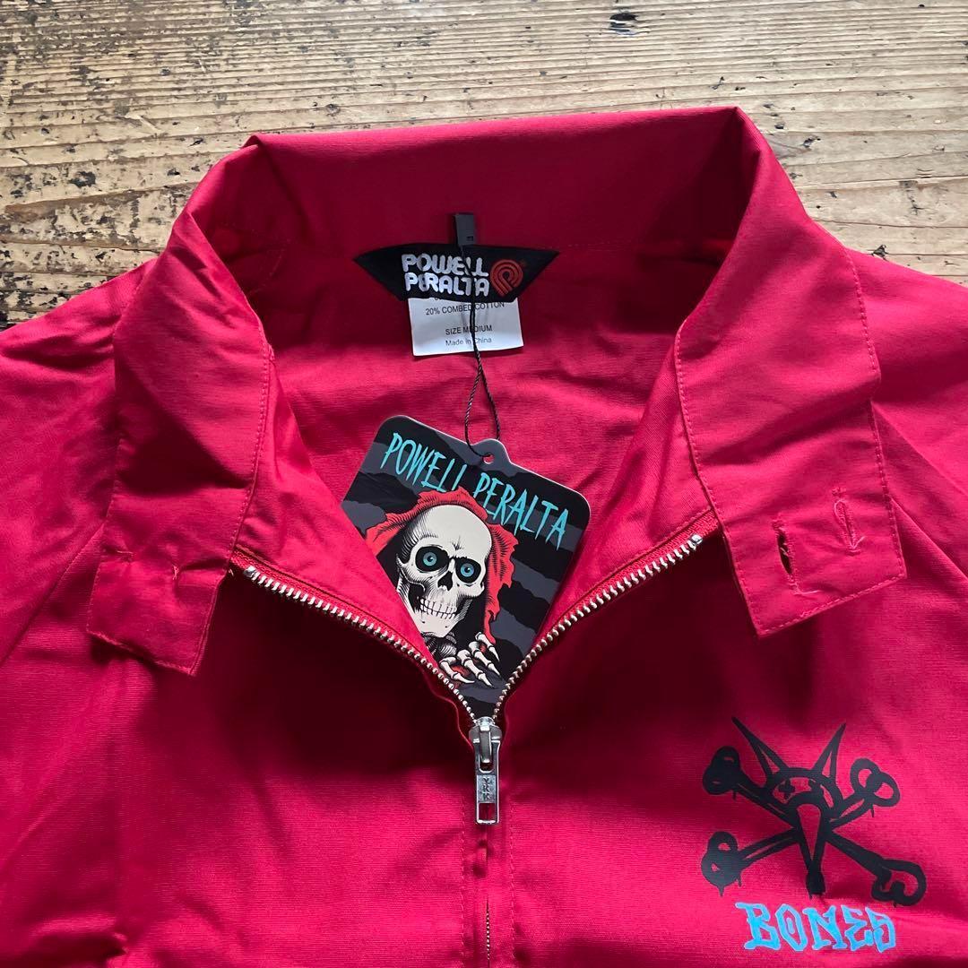 新品　復刻　パウエル　ラットボーンズ　スイングトップ　赤　L　オールドスケート