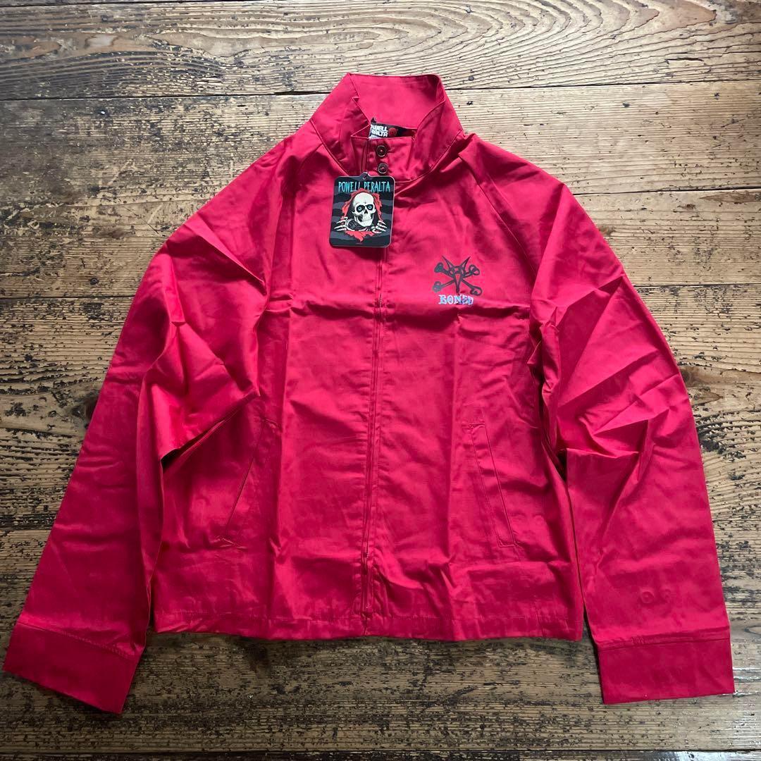 新品　復刻　パウエル　ラットボーンズ　スイングトップ　赤　L　オールドスケート