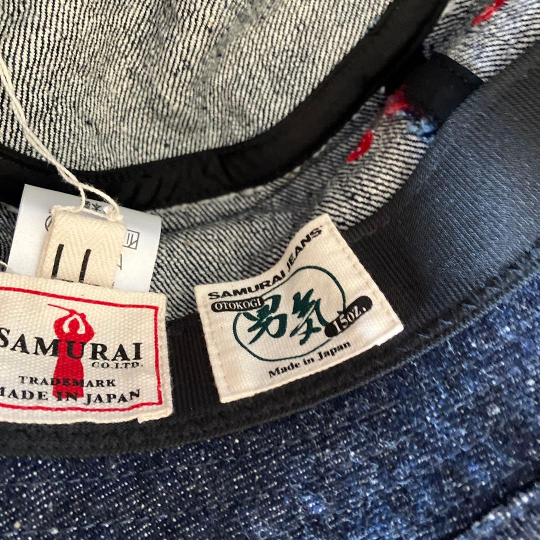 中古品　SAMURAI バケットハット ダークデニム　サイズLL