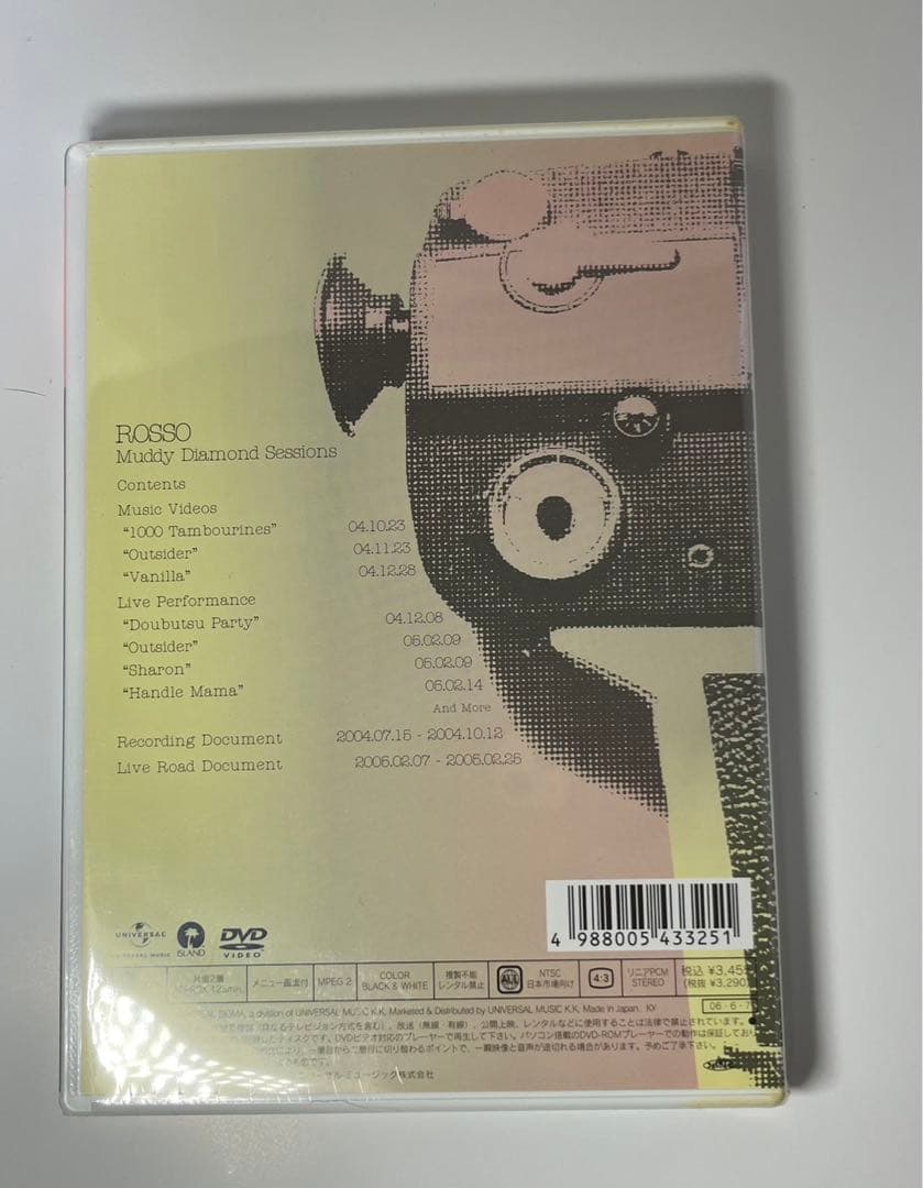 ROSSO ロッソ　　Muddy diamond sessions  DVD