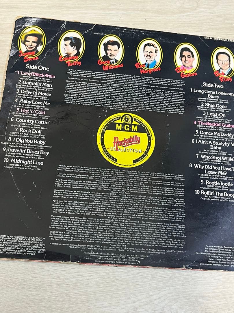 貴重　ロカビリー系レコード　9枚まとめて　バディホリー　エディコクラン