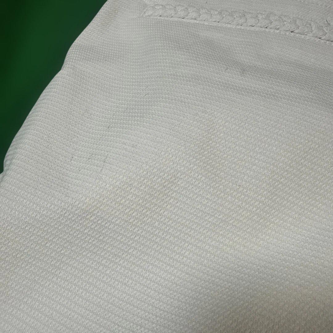 パーリーゲイツ パンツ 白 一部三つ編み イカリ刺繍ゴルフウェア