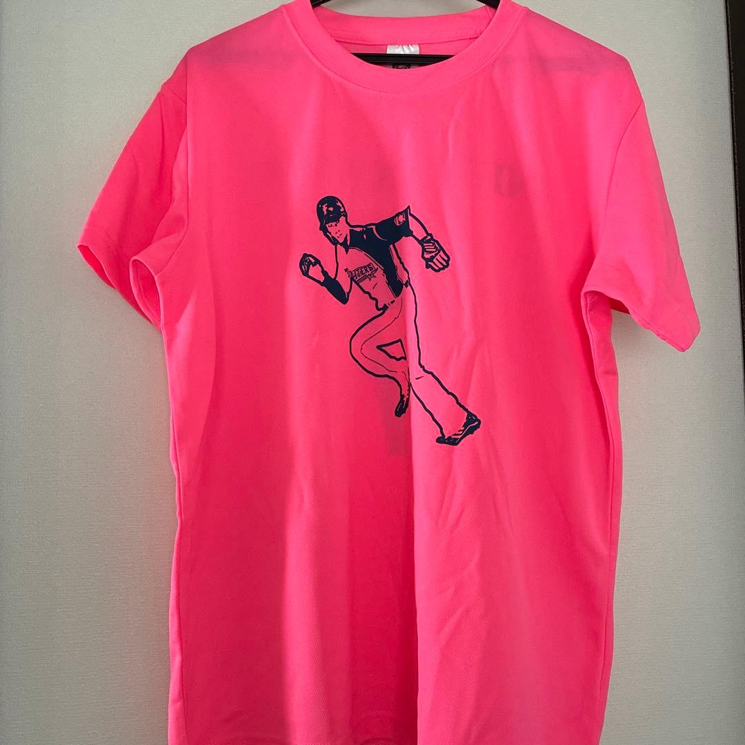 即日 北海道日本ハムファイターズ 西川遥輝選手 美品 旧ユニフォームS&Tシャツ