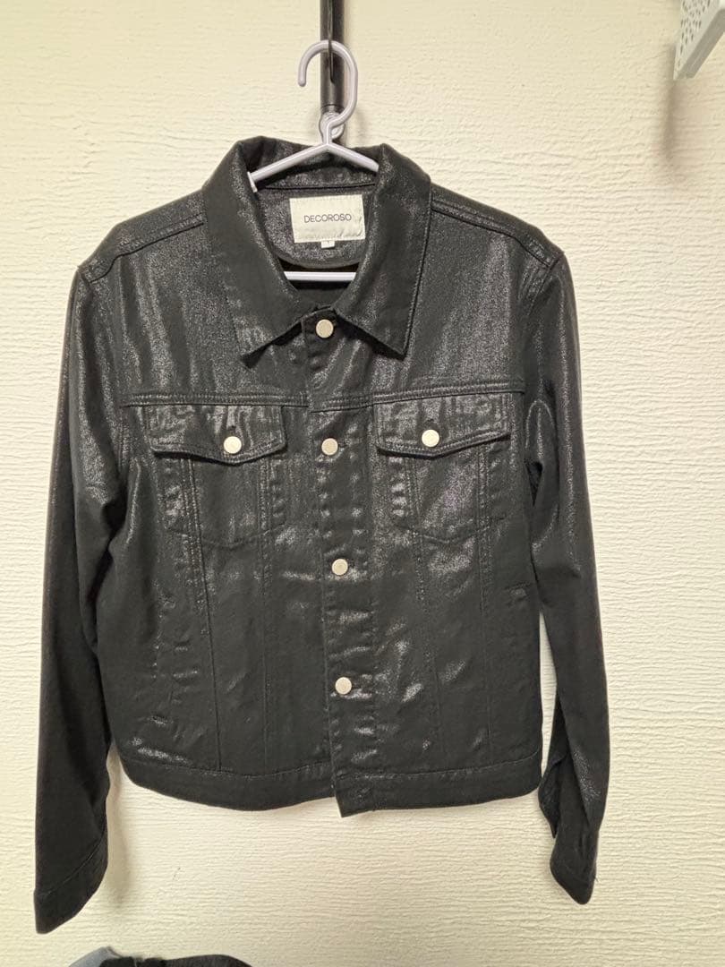 ジャケット・アウター DECOROSO coated denim jacket 1