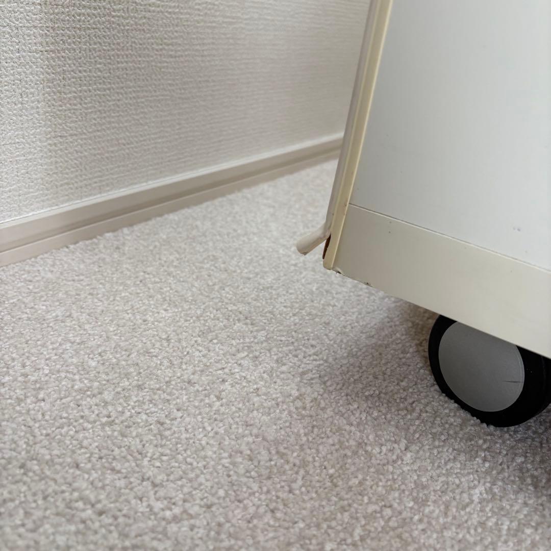 パモウナ キッチンカウンター 白 キャスター付き