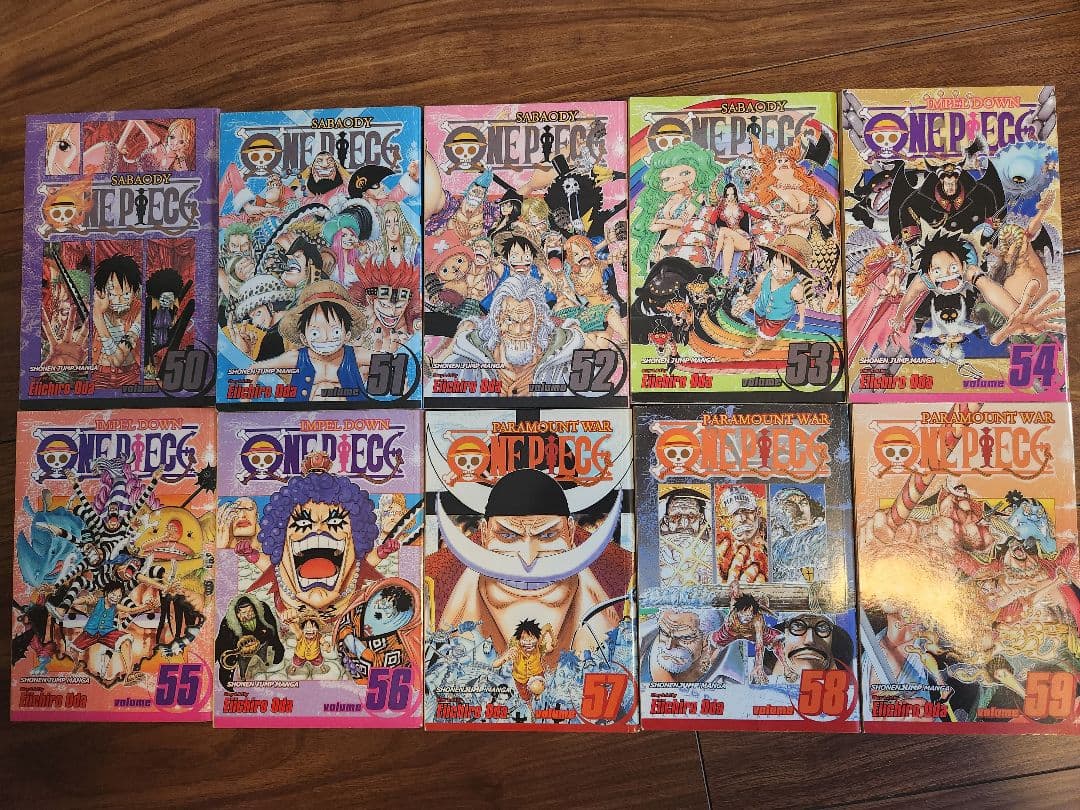 英語版ONE PIECE　19巻から63巻(25巻欠品)