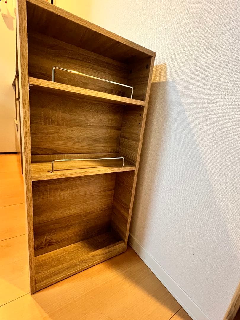 【トミー】調節できる、伸長式テーブル付キッチン収納