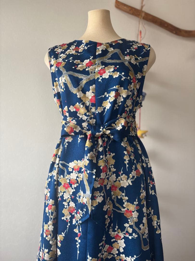 新品　着物リメイク　ワンピース