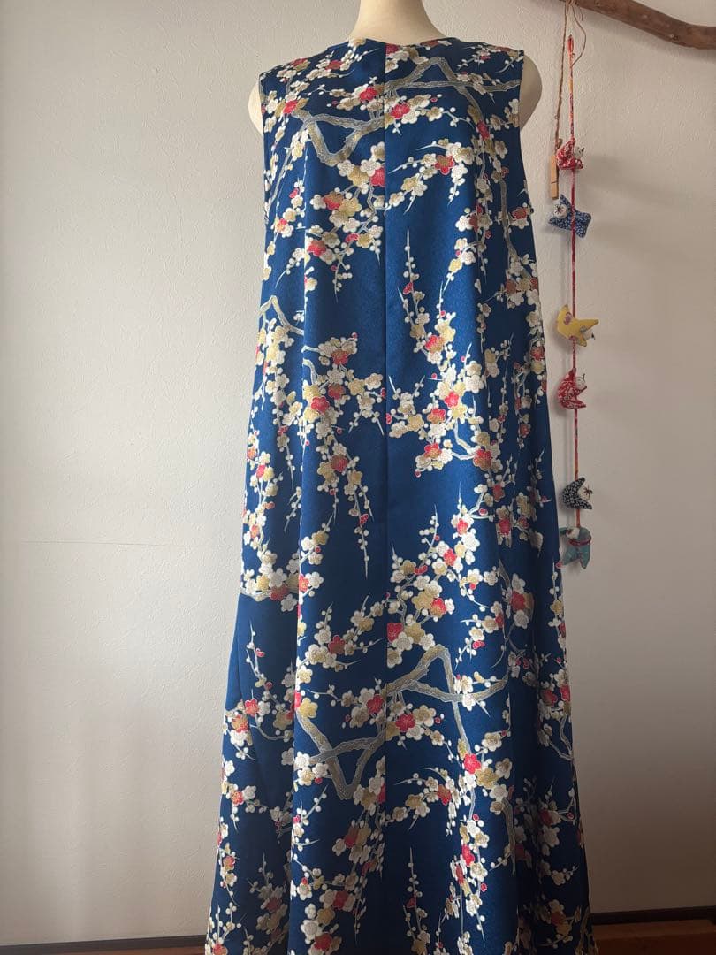 新品　着物リメイク　ワンピース