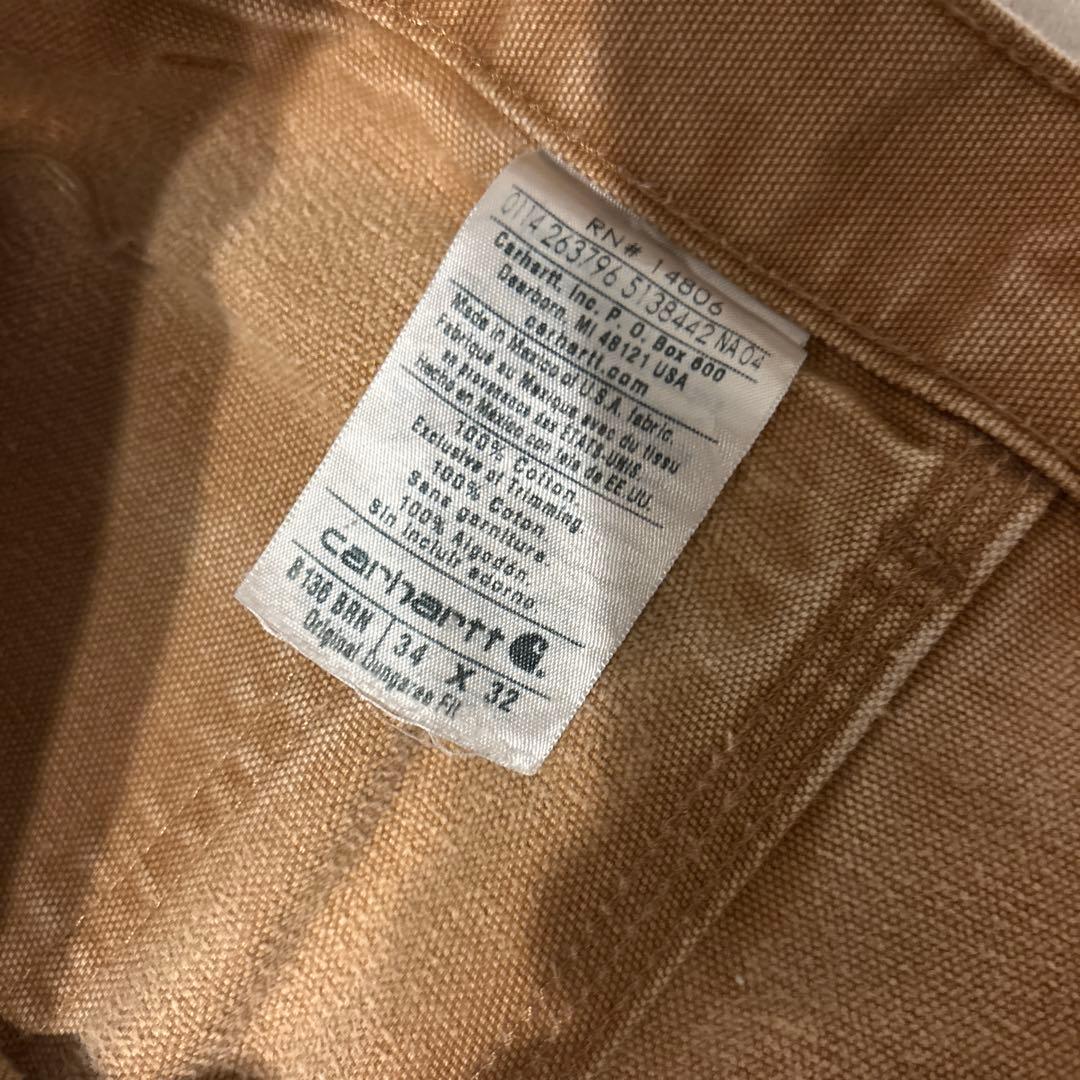 Carhartt 00s ダブルニー ダックペインターパンツ 襤褸 W34 古着