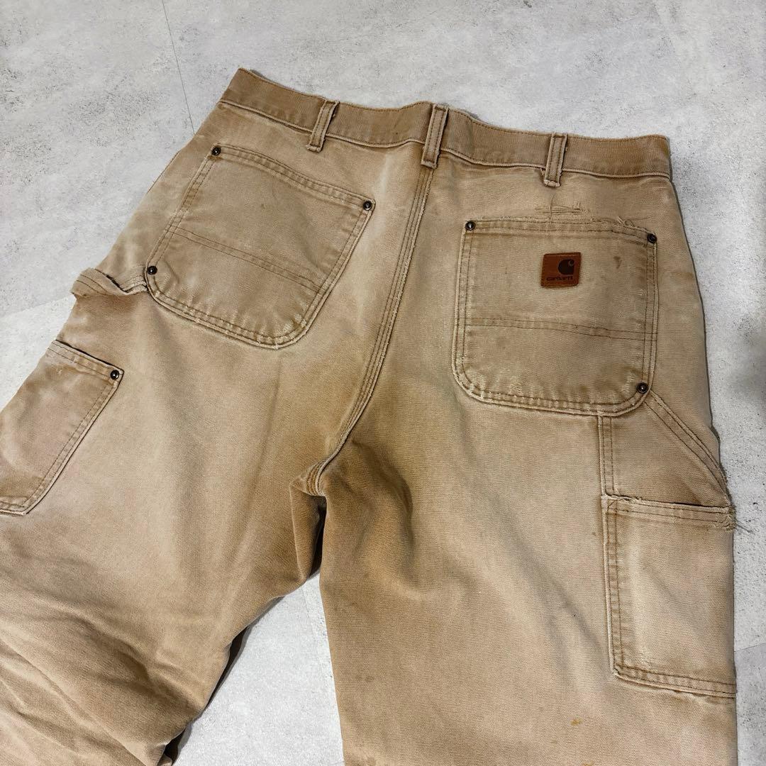 Carhartt 00s ダブルニー ダックペインターパンツ 襤褸 W34 古着