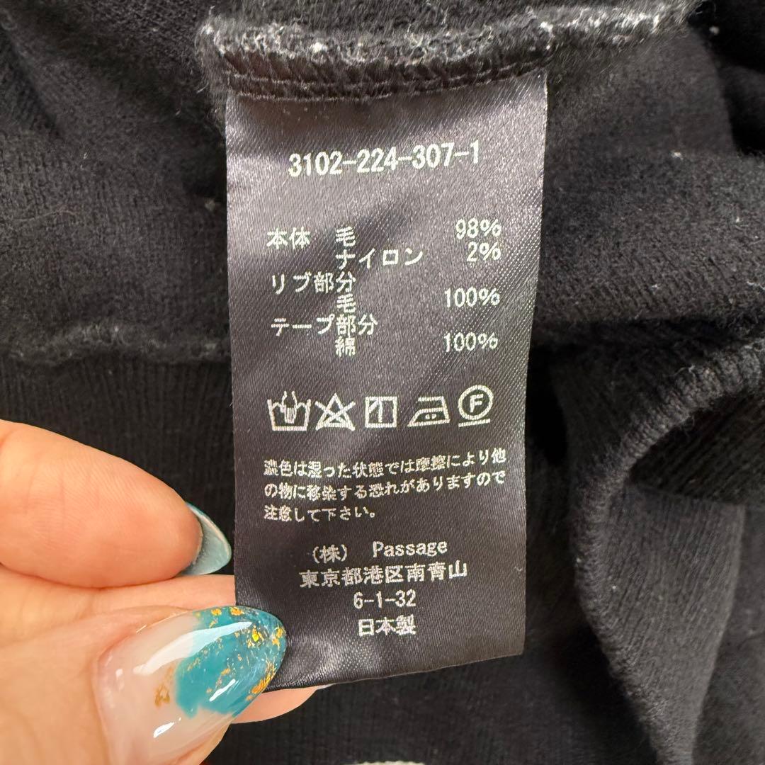 COGTHEBIGSMOKE タックスリーブスウェットフーディー ブラック