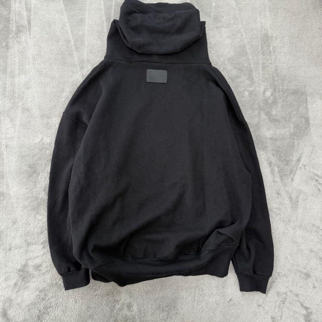 COGTHEBIGSMOKE タックスリーブスウェットフーディー ブラック