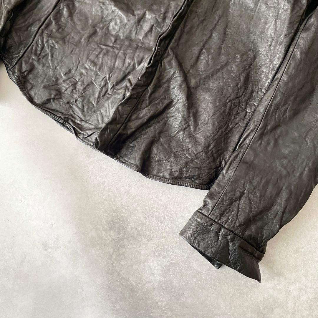 2005AW C DIEM カルペディエム ウォッシャブルレザーシャツ 2