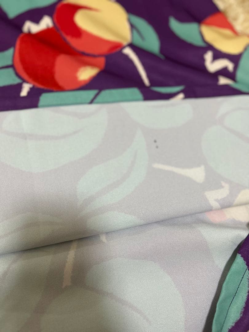 倭物やカヤ＋NIPPON DNA 花時銘仙ワンピース 重ねワンピース　レイヤード