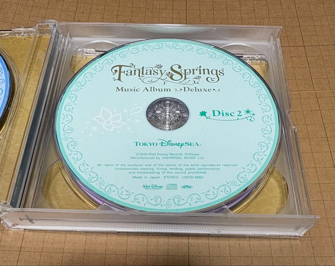 東京ディズニーシー　ファンタジースプリングス　ミュージック・アルバム　デラックス