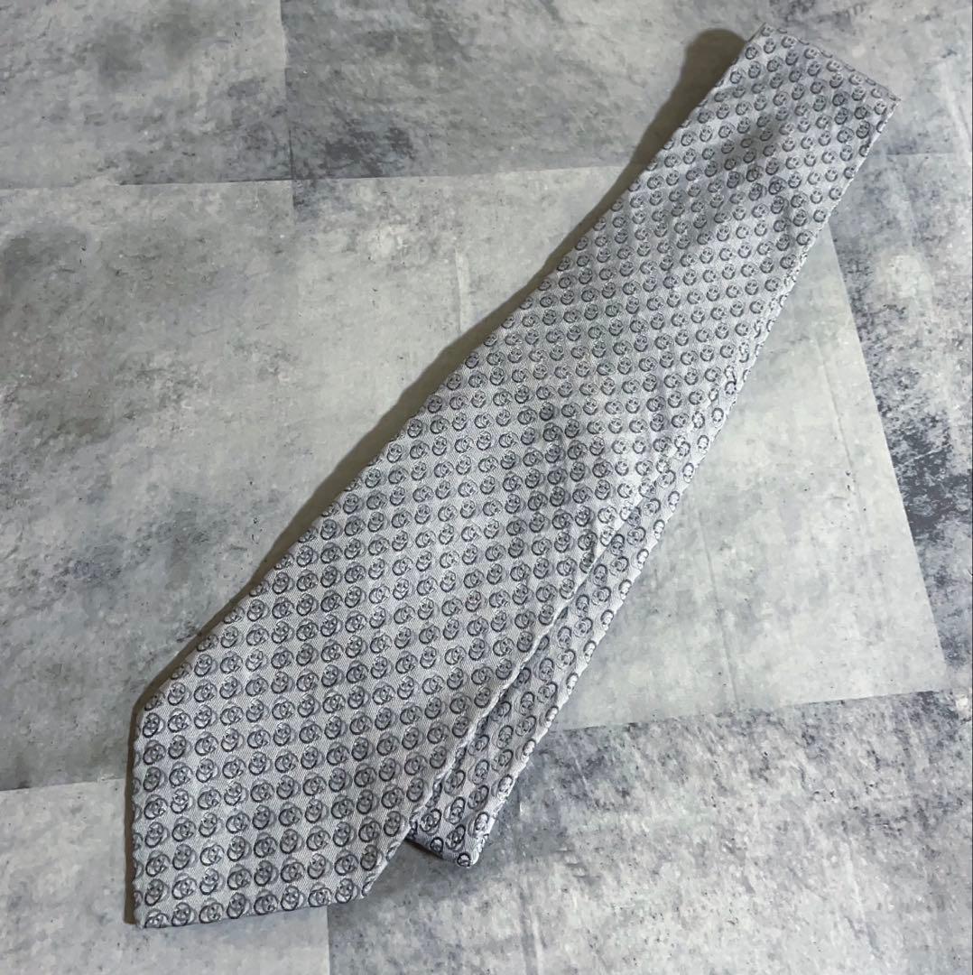 GUCCI ネクタイ G柄 ジャガード 光沢