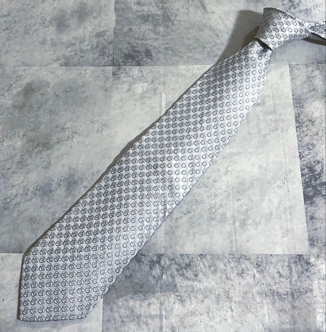 GUCCI ネクタイ G柄 ジャガード 光沢