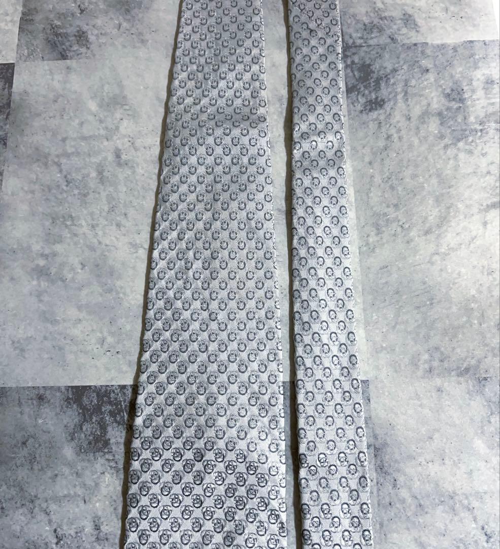 GUCCI ネクタイ G柄 ジャガード 光沢