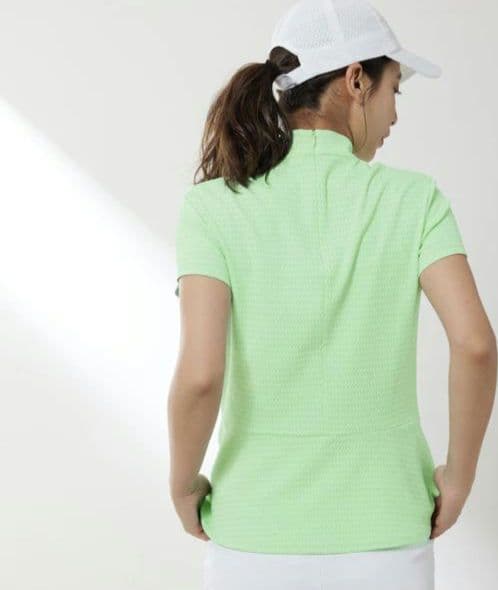 新品　ジュンアンドロペ　モックネックL　定価20900円春夏半袖