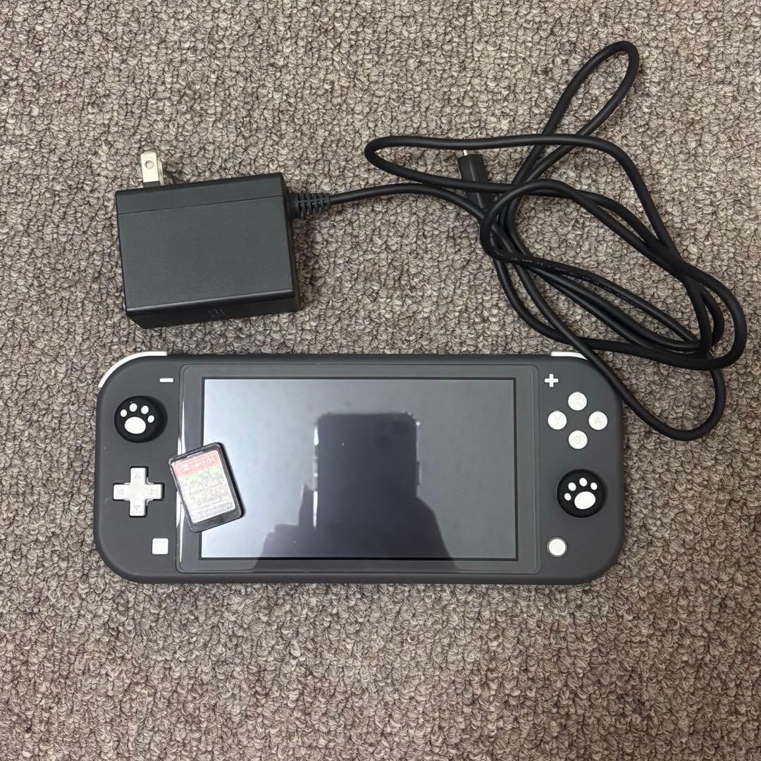 Nintendo Switch Lite グレー 充電器・カセット