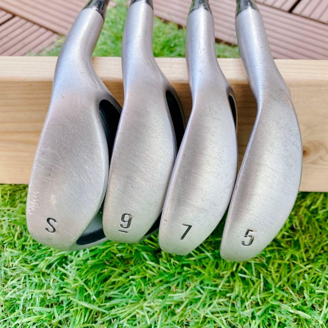 希少 名器 ナイキ VR タイガーウッズモデル ジュニアアイアン4本セット