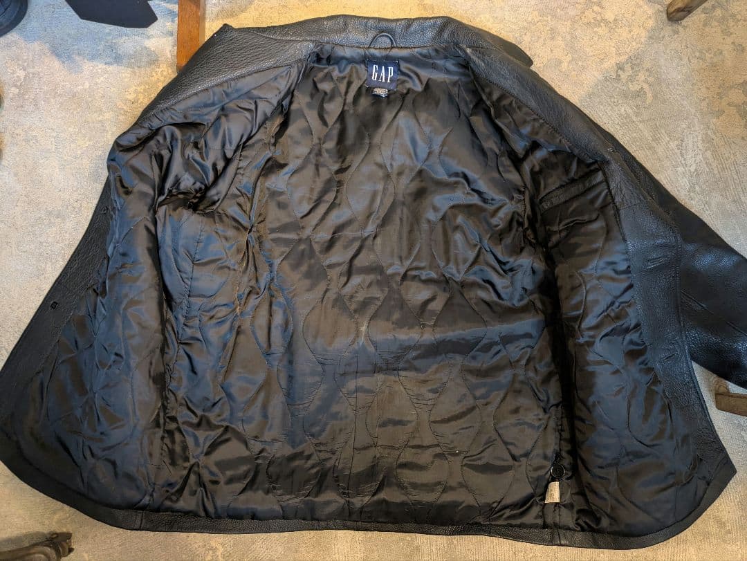 専用 OLDGAP オールドギャップ レザージャケット カーコート 90s