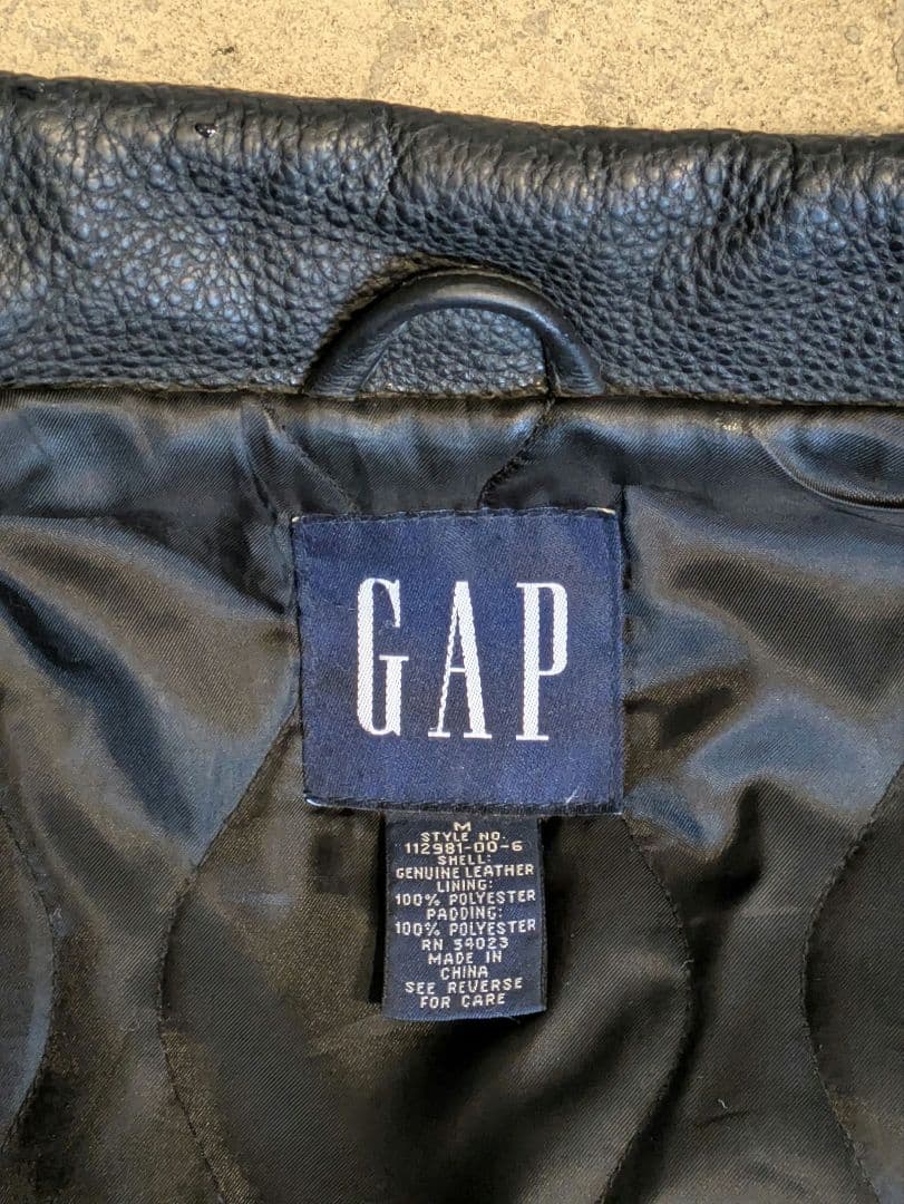 専用 OLDGAP オールドギャップ レザージャケット カーコート 90s