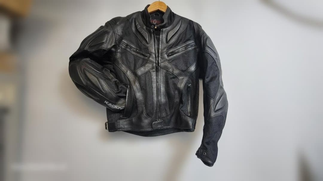 超美品★KADOYA レザーライダースジャケット★LLサイズ
