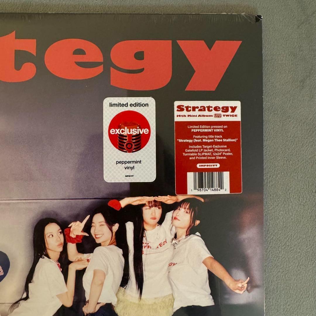 TWICE Strategy target Vinyl レコード LP 限定