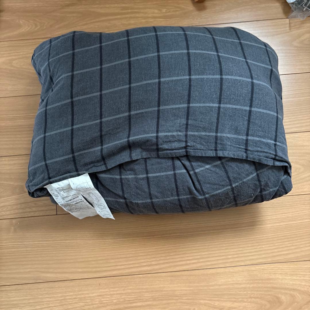 無印良品ローテーブル 冬はこたつ可　こたつ布団セット