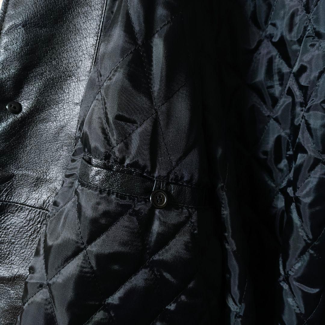 アーリータイムズ EARLYTIMES レザー カーコート 裏地キルティング