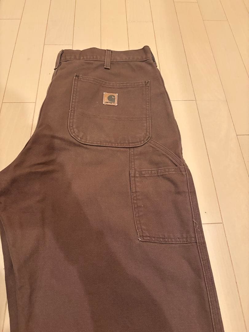 Carhartt ペインターパンツ　ワークパンツ　ダブルニー　カーハート　茶色